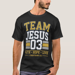 Team Jesus 03 Christian Faith Teen Girl Toddler Yo T-Shirt