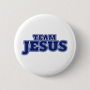Team Jesus 6 Cm Round Badge