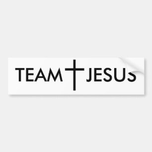 TEAM JESUS BUMPER STICKER