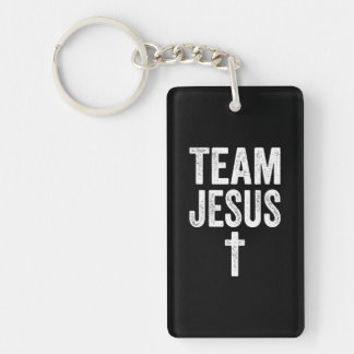 Team JESUS Christian church Christian family Key Ring