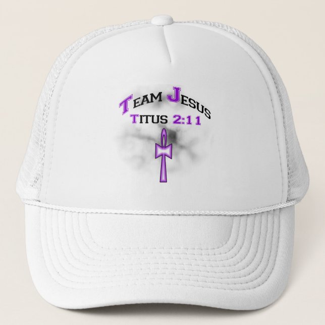 Team Jesus Christian Titus 211 Trucker Hat (Front)