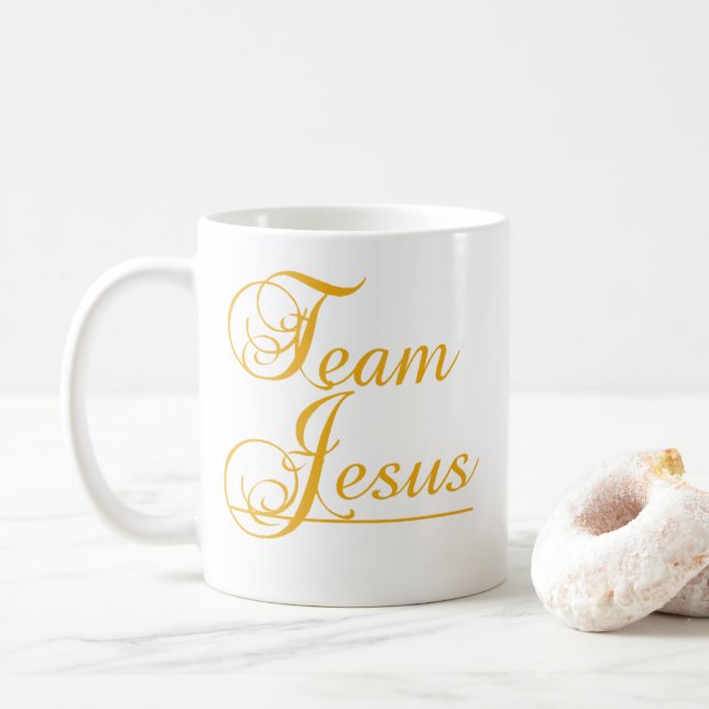 Team Jesus Coffee Mug (With Donut)