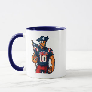Team JESUS Football 10 - Christian Mug