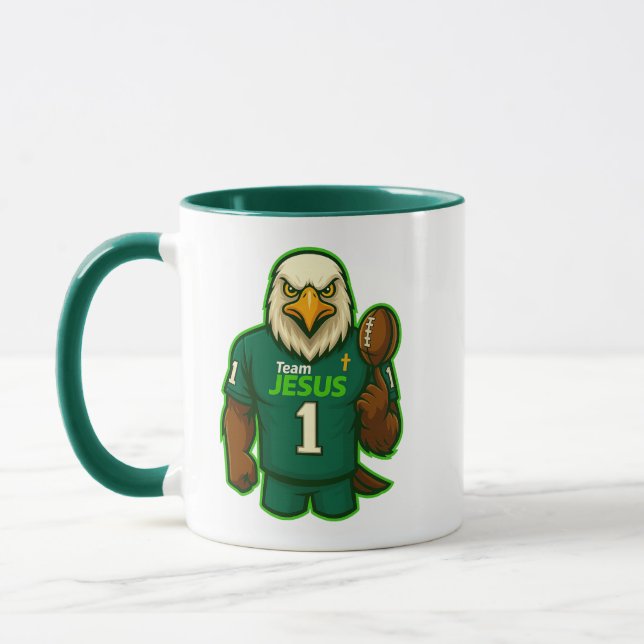 Team JESUS Football 1 - Christian Mug (Left)
