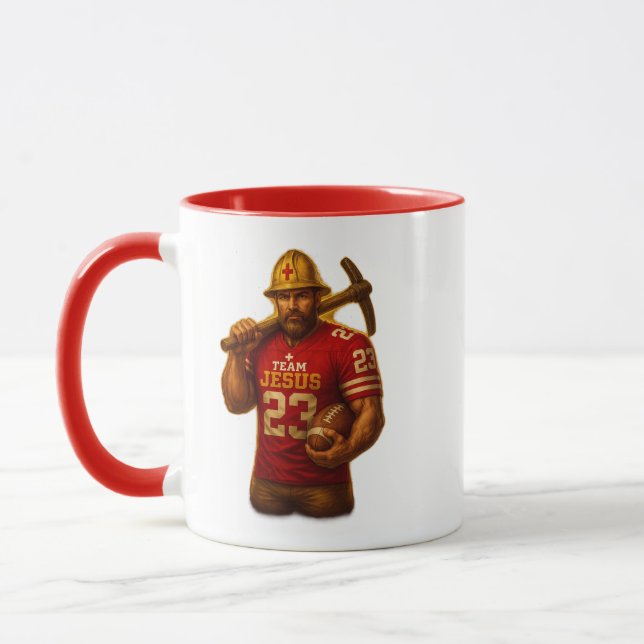 Team JESUS Football 23 - Christian Mug (Left)