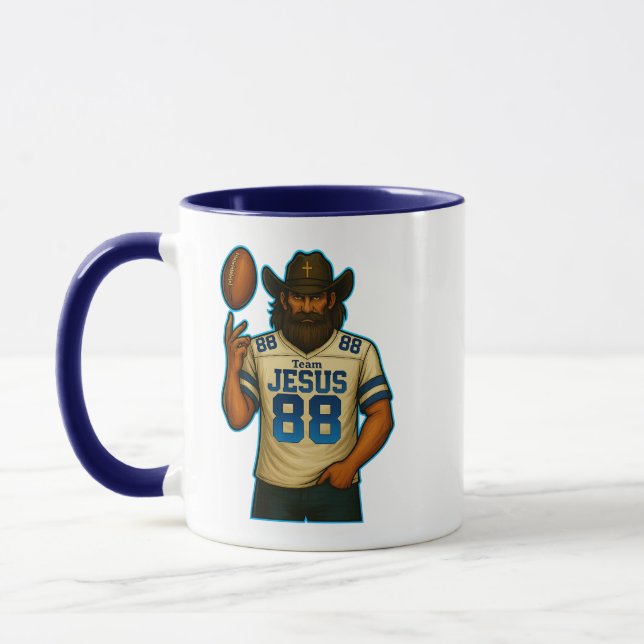 Team JESUS Football 88 - Christian Mug (Left)