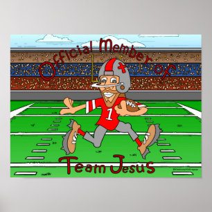 Team Jesus (Football) Poster