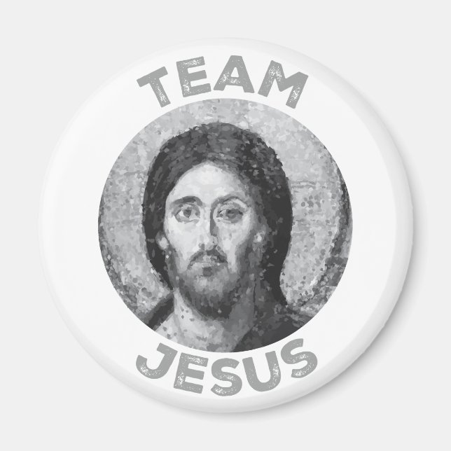 Team Jesus Iconography Item Magnet (Front)