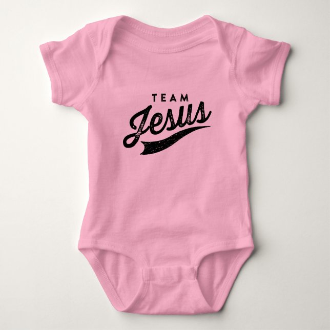 Team jesus logo Baby Shirt (Front)