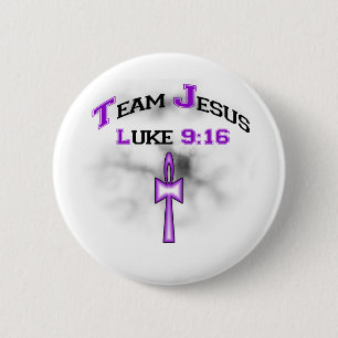 Team Jesus Luke 916 6 Cm Round Badge