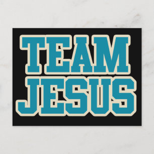 Team Jesus Postcard