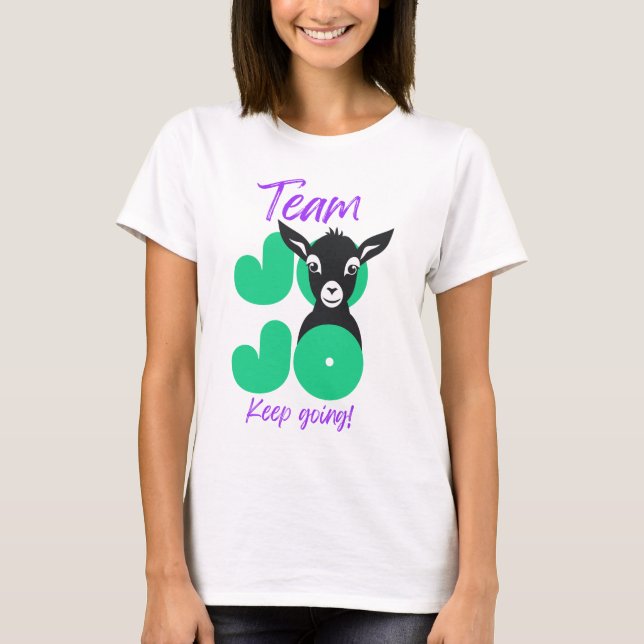 Team Jojo Tshirt - Womens (Front)