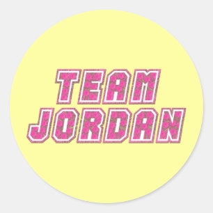Team Jordan Classic Round Sticker