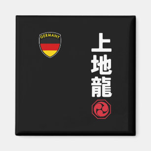 Team Karate Uechi Ryu German Flag Japanese Martial Magnet