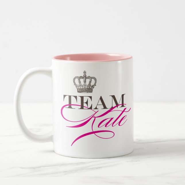 Team Kate | The Royal Wedding Two-Tone Coffee Mug (Left)