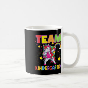 Team Kindergarten Dabbing Unicorn Back To School G Coffee Mug