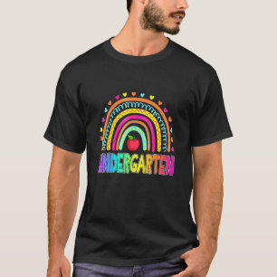 Team Kindergarten Heart Back To School Level Teach T-Shirt