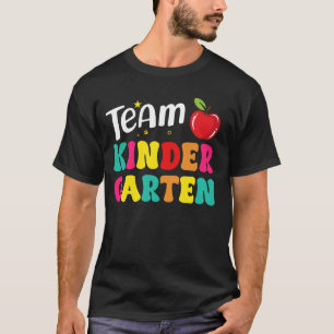 Team Kindergarten Squad Teacher Back To School Stu T-Shirt