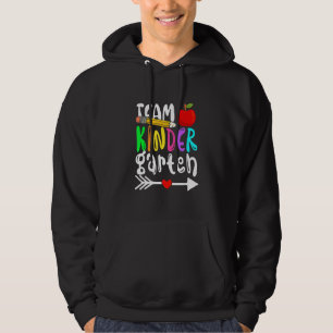 Team Kindergarten Teacher Student Back To School Hoodie