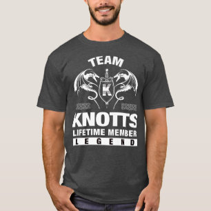 Team KNOTTS Lifetime Member Gifts T-Shirt