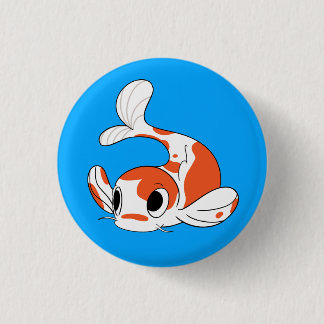 Team Koi button - blue