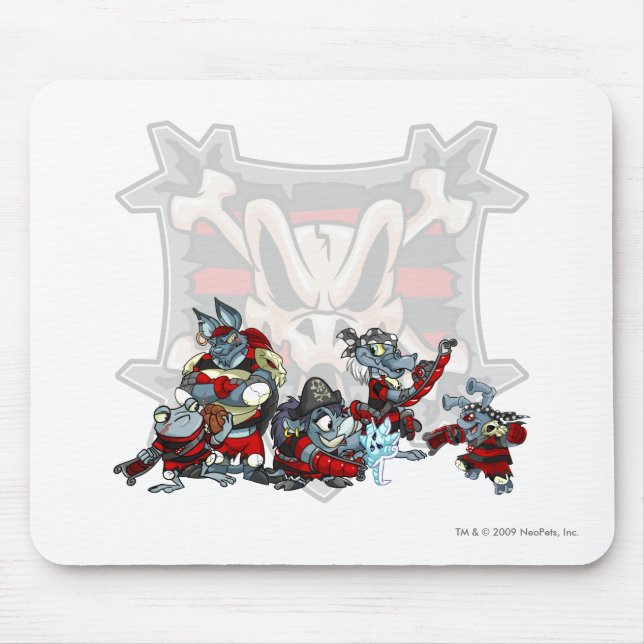 Team Krawk Island Group Mouse Pad (Front)