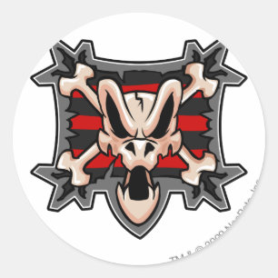 Team Krawk Island Logo Classic Round Sticker