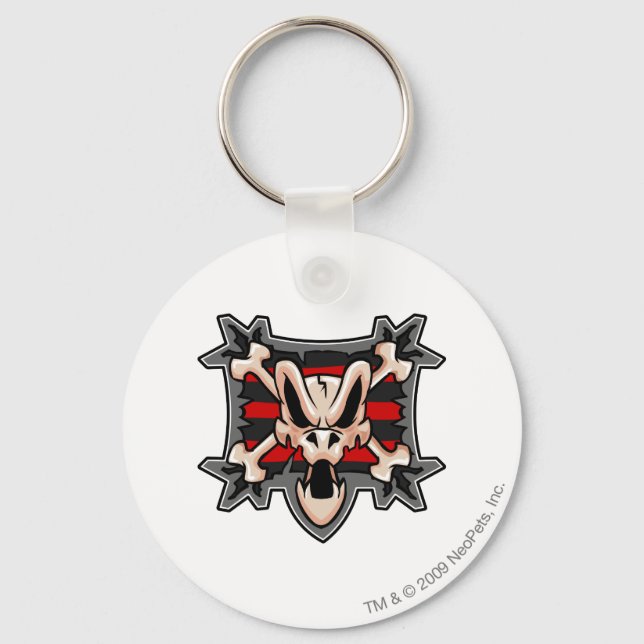 Team Krawk Island Logo Key Ring (Front)