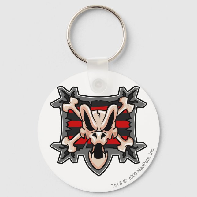 Team Krawk Island Logo Key Ring (Front)