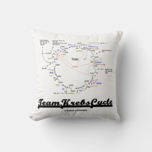 Team Krebs Cycle Biochemistry Geek Humour Cushion