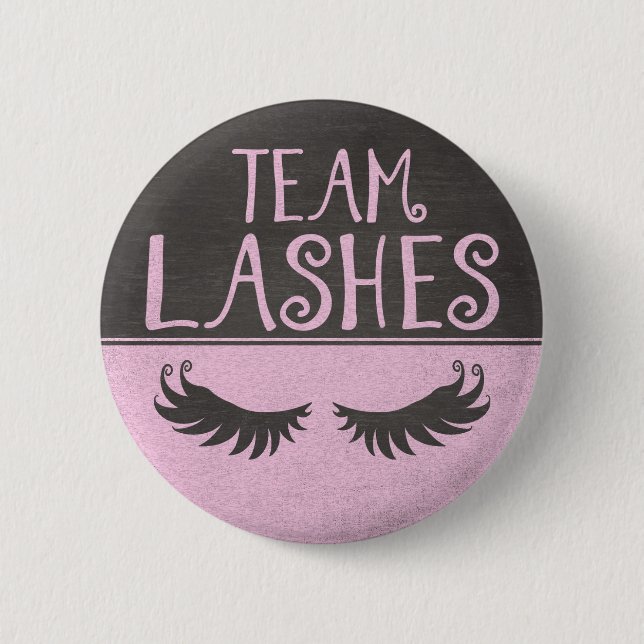 Team Lashes gender reveal pin (Front)