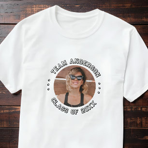 Team [Last Name] Graduation Photo Class of 20XX T-Shirt