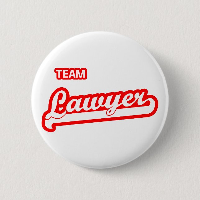 Team Lawyer 6 Cm Round Badge (Front)