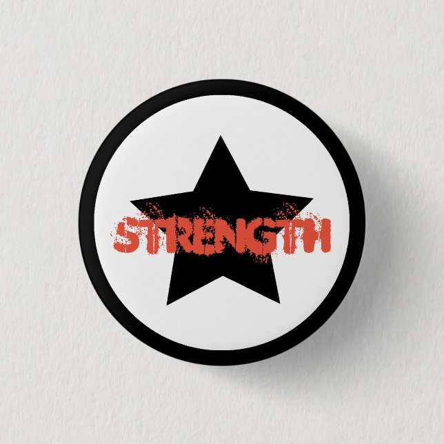 Team Leader Strength Star Button Pin (Front)