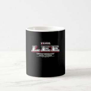 Team LEE Family Surname Last Name Member Coffee Mug