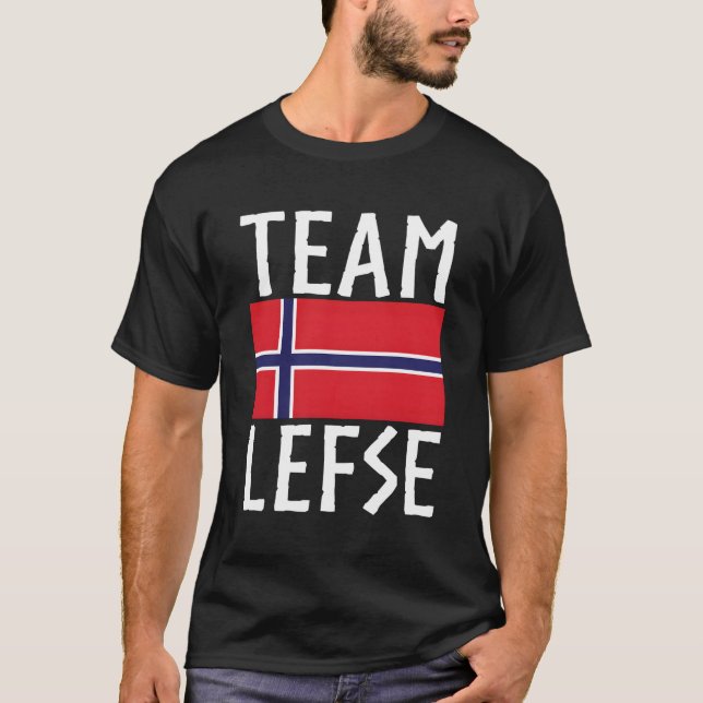 Team Lefse Norwegian Lefse Making T-Shirt (Front)