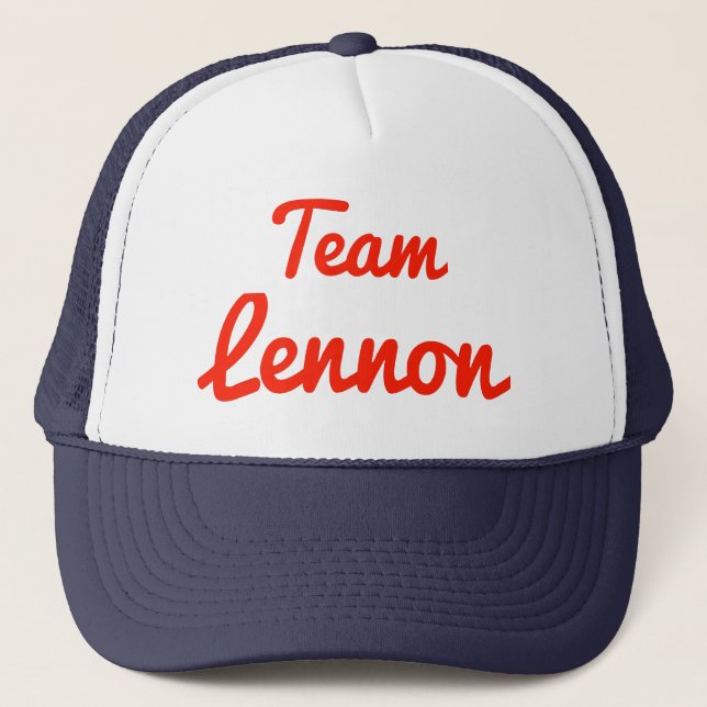 Team Lennon Trucker Hat (Front)
