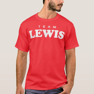 Team Lewis Personalized Surname Bride Groom Family T-Shirt