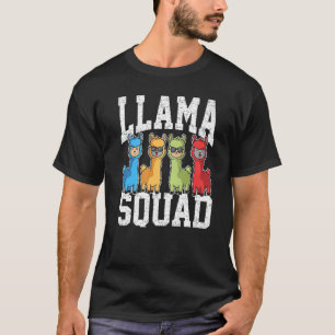 Team Llama Squad Animal For Men Women Fun Squad T-Shirt