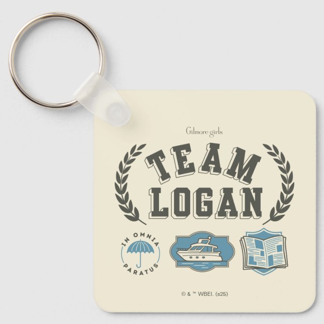 Team Logan Gilmore Girls Design Key Ring (Front)