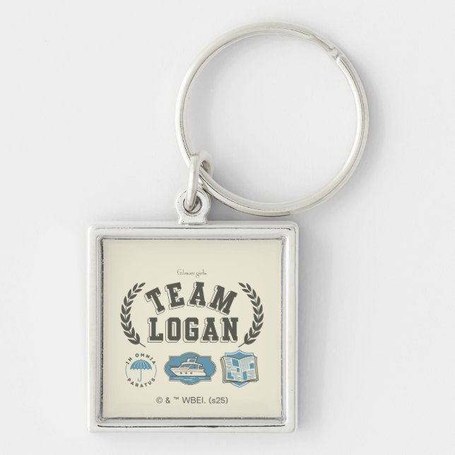 Team Logan Gilmore Girls Design Key Ring (Front)