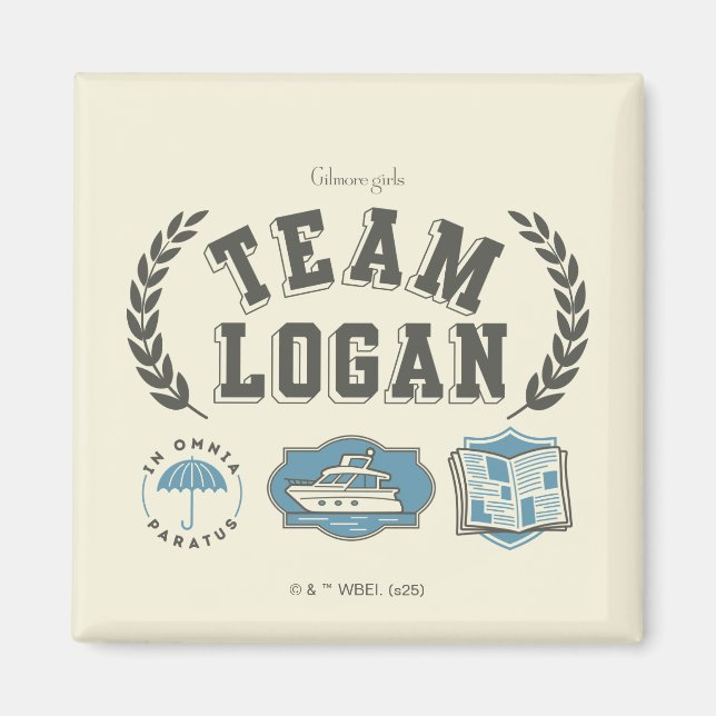 Team Logan Gilmore Girls Design Magnet (Front)