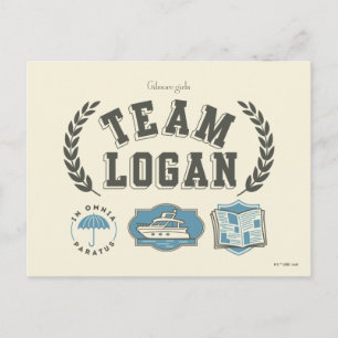 Team Logan Gilmore Girls Design Postcard