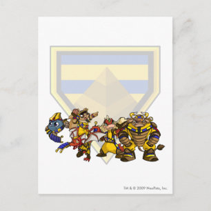 Team Lost Desert Group Postcard