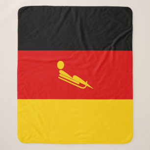 Team Luge Germany Sherpa Blanket
