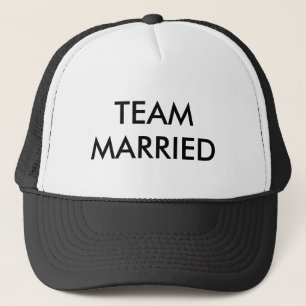 Team married hat, for sale ! trucker hat