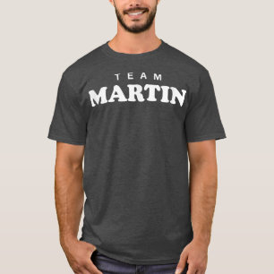 Team Martin Personalised Surname Bride Groom Famil T-Shirt