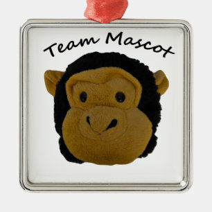 Team Mascot Metal Ornament