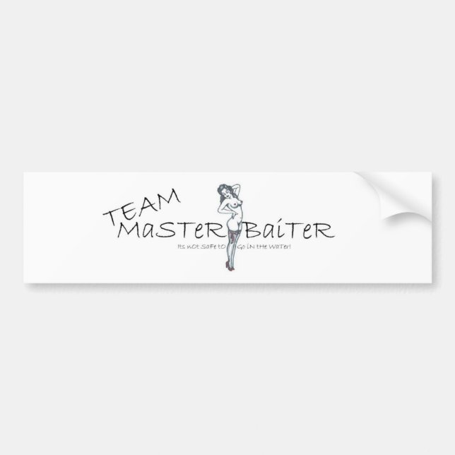 Team Master Baiter Bumper Sticker (Front)