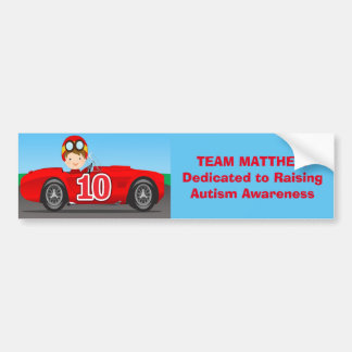 Team Matthew Raising Autism Awareness Bumper Sticker